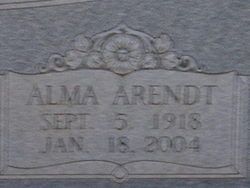 Alma Gertrude <I>Arendt</I> Maxwell 