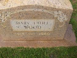 Mary Ethel <I>Glasscock</I> Wood 