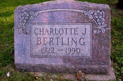 Charlotte J. <I>Williams</I> Bertling 