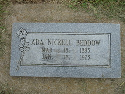 Ada <I>Nickell</I> Beddow 