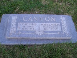 Ira Bennion Cannon 