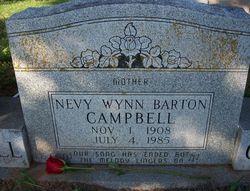 Nevy Wynn <I>Barton</I> Campbell 