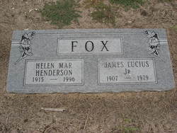 Helen Mar <I>Henderson</I> Fox 