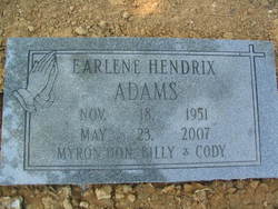 Earlene <I>Hendrix</I> Adams 