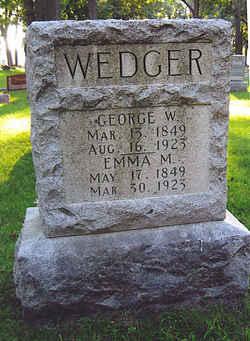 George W Wedger 