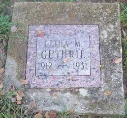 Letha Mae Guthrie 