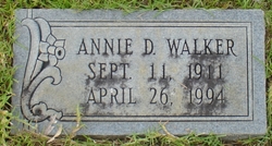 Annie Dee <I>Lindsey</I> Walker 