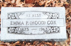 Emma Pauline <I>Hood</I> Cox 