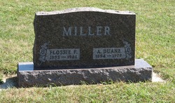 Flossie F. <I>Holcomb</I> Miller 