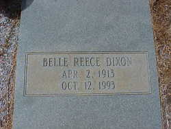 Belle Elizabeth <I>Reese</I> Dixon 