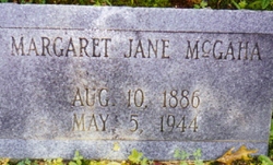 Margaret Jane <I>Gunter</I> McGaha 