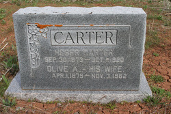 Olive Adella <I>Porter</I> Carter 