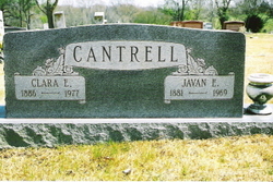 Clara Edith <I>Sorrell</I> Cantrell 