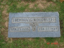 Bertha Gertrude <I>Morgan</I> Woodruff 