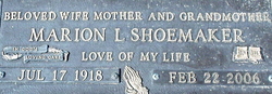Marion L. <I>Mosley</I> Shoemaker 
