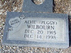 Alvie “Peggy” <I>Hilton</I> Wilbourn 
