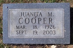 Juanita M. <I>Mayes</I> Cooper 