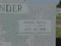 Trudie May <I>Hardy</I> Alexander 