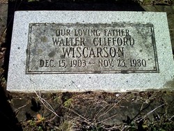 Walter Clifford Wiscarson 