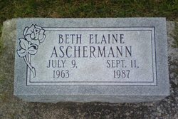 Beth Elaine Aschermann 