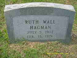 Ruth Wall Hagman 