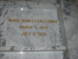 Maude Cecilia <I>Daniels</I> Castleman 