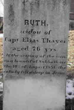 Ruth <I>Staples</I> Thayer 