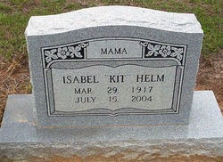 Isabel “Kit” <I>Allen</I> Helm 