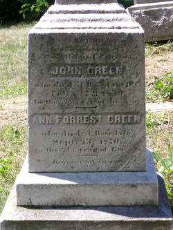 Ann <I>Forrest</I> Green 