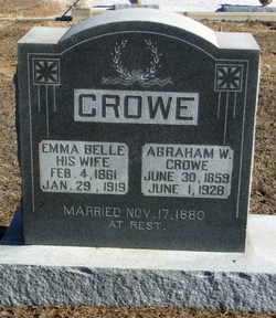 Emma Belle <I>Barnard</I> Crowe 