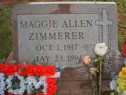 Maggie Jewel <I>Allen</I> Zimmerer 