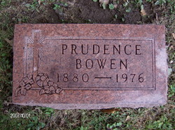 Prudence Sarah <I>Goody</I> Bowen 