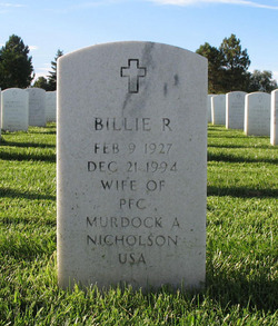 Billie R Nicholson 