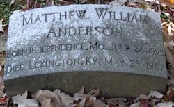 Matthew William Anderson 