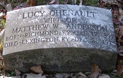 Lucy Alexander Humphreys <I>Chenault</I> Anderson 