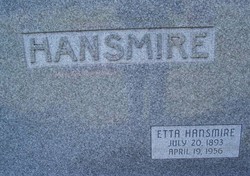 Henrietta “Etta” Hansmire 