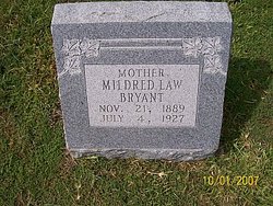 Mildred Criswell <I>Law</I> Bryant 