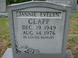 Jannie Evelyn Clapp 