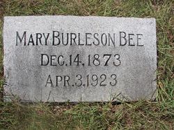 Mary Kyle <I>Burleson</I> Bee 