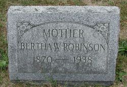 Bertha Waring <I>Van Artsdalen</I> Robinson 