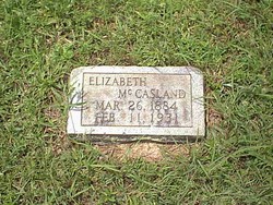 Elizabeth Jane “Lizzie” <I>Stark</I> McCasland 