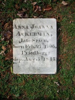 Anna Joanna <I>Spach</I> Ackerman 