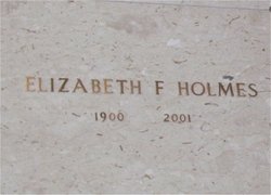 Elizabeth F. <I>Bergin</I> Holmes 