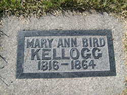 Mary Ann <I>Fenn</I> Bird Kellogg 