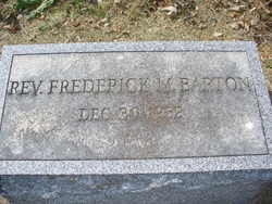 Rev Frederick Marx Barton 