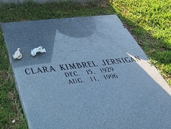 Clara <I>Kimbrel</I> Jernigan 