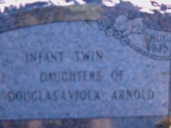 Infant Twin Daughters Arnold 