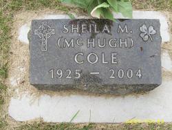 Sheila M <I>McHugh</I> Cole 