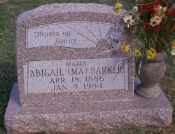 Abigail “Ma” <I>Crowder</I> Barker 