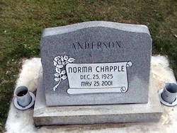 Norma Ruth <I>Chapple</I> Anderson 